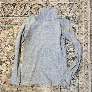 Athleta grey Textured Turtleneck